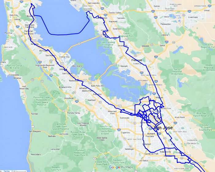 Bandwidth IG’s new fiber network will include the first marine cable laid in over 20 years under the San Francisco Bay. It creates a high-capacity fiber ring that encloses the northern part of the Bay Area and provides a direct connection from downtown San Francisco to the East Bay.