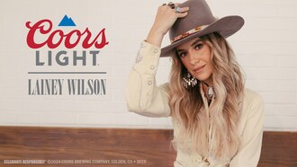 Coors Light is turning up the volume with an all-new, multi-year music partnership with country superstar Lainey Wilson.